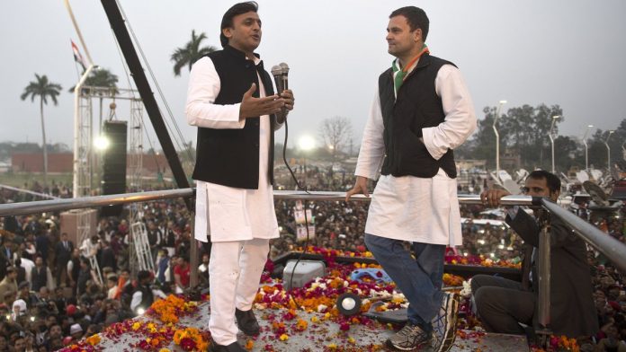 Latest news on Politics | theprint.in File image of Akhilesh Yadav and Rahul Gandhi | @INCIndia Twitter