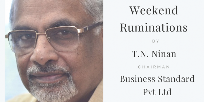 T.N. Ninan column | Weekend Ruminations-TN Ninan | ThePrint A picture of TN Ninan, chairman of Business Standard Private Limited