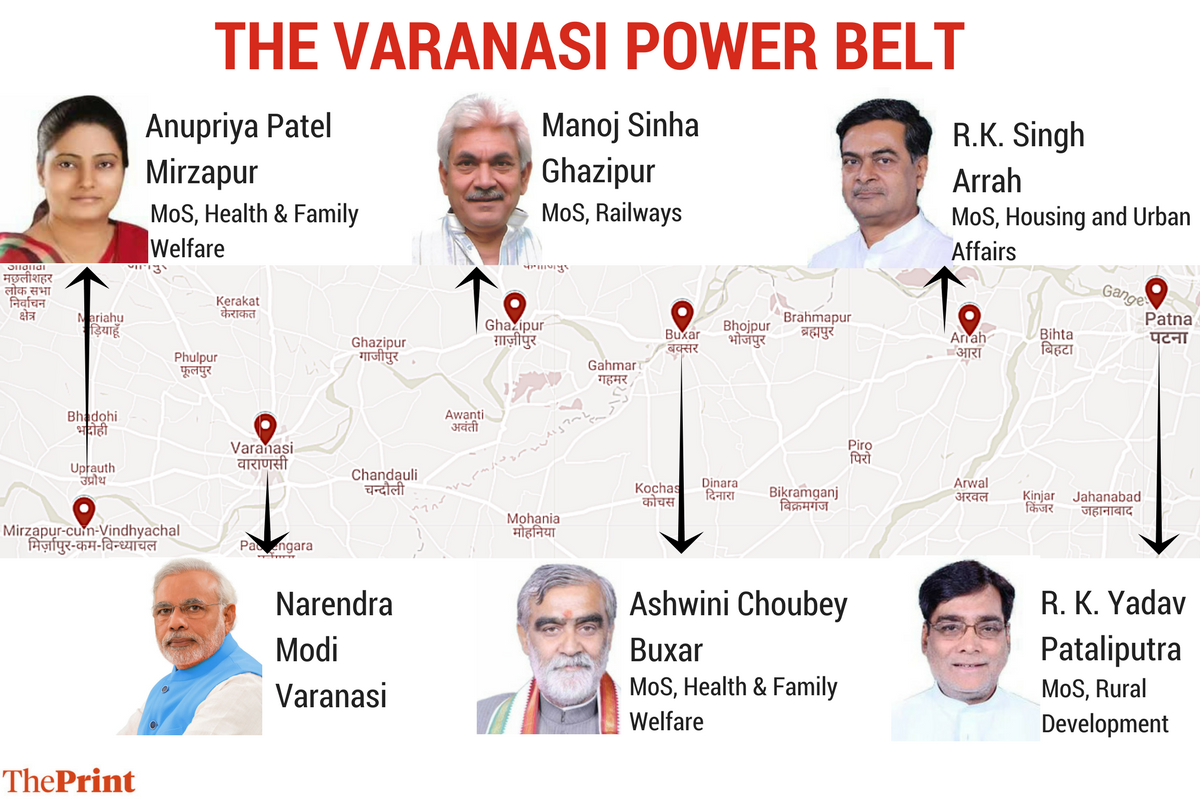 Varanasi Link 5 Mps From Around Modi S Constituency Are Now Ministers Pm S Varanasi Catchment Takes Union Cabinet By Storm