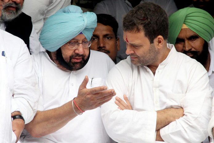 Latest news on Congress| Congress leaders Gujarat | ThePrint Congress Vice President Rahul Gandhi with Punjab Chief Minister Amarinder Singh