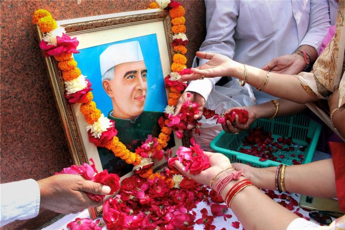 Latest news on politics | ThePrint Congress party workers paying tribute to the first prime minister Pandit Jawaharlal Nehru