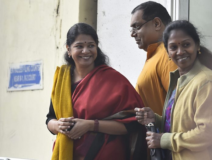 Latest news on politics | Vinod Rai, BJP should apologise 2G | ThePrint DMK MP Kanimozhi (left) arrives at the Patiala House for the verdict in the 2G scam case on Thursday. |