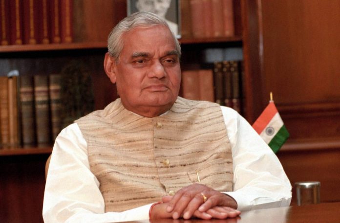 Latest news on poltics| ThePrint Atal Bihari Vajpayee sitting behind a desk
