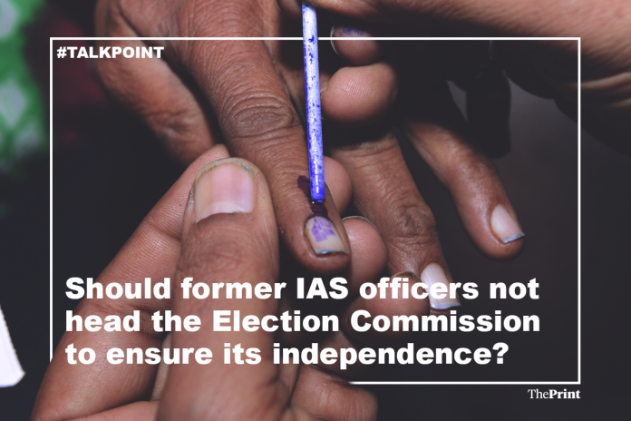 Latest news on Election Commission | theprint.in Graphic with Talk Point question