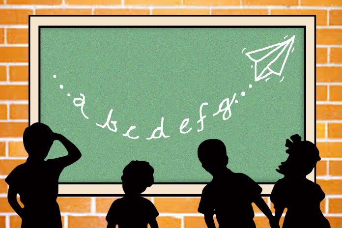 Latest news on policy | ThePrint A graphic showing English being taught in schools