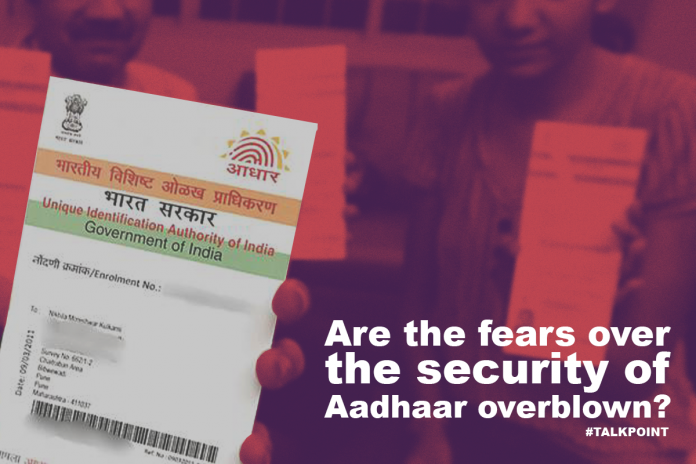 Latest news on Aadhaar security | talkpoint | theprint.in A graphic showing a representational image of an Aadhaar card