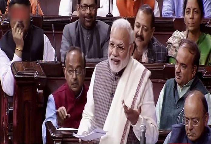 Latest news on Union Budget 2018| Theprint.in Prime Minister Narendra Modi speaks in the Rajya Sabha