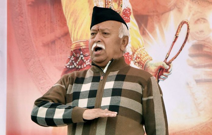 RSS meeting RSS chief Mohan Bhagwat | PTI
