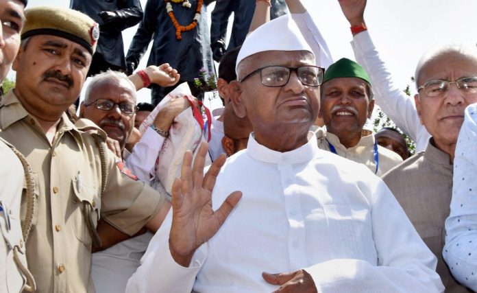 Latest news on Anna Hazare's hunger strike | theprint.in Anna Hazare in New Delhi | PTI