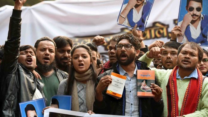 Latest news on Shehla Rashid, Kanhaiya kumar and Jignesh Mevani | theprint.in Shehla Rashid, Kanhaiya kumar and Jignesh Mevani at yuva hunkar rally