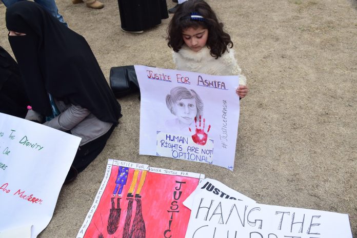 Latest news on Kathua rape case | theprint.in A young girl at the demonstration against the rape and murder of an 8-year-old girl| Idrees Abbas/SOPA Images/LightRocket via Getty Images