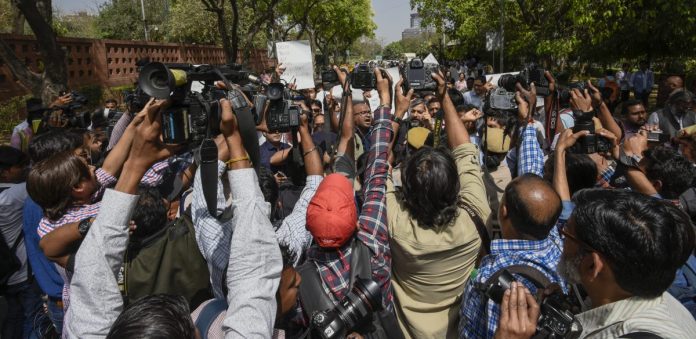 Latest news on press freedom | ThePrint.in Representational image of journalists