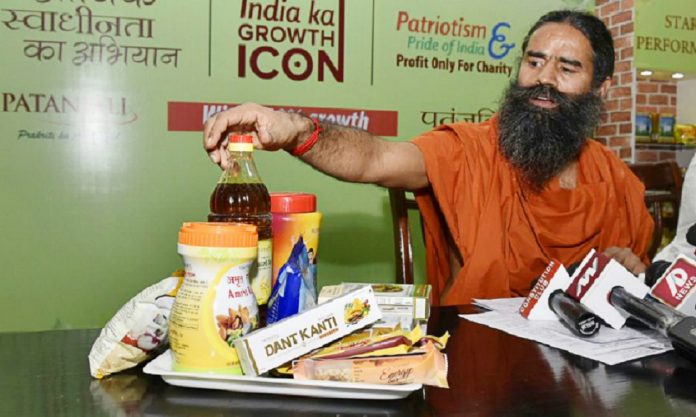 Latest news on Patanjali | ThePrint.in Baba Ramdev shows Patanjali's products during a press conference in Delhi