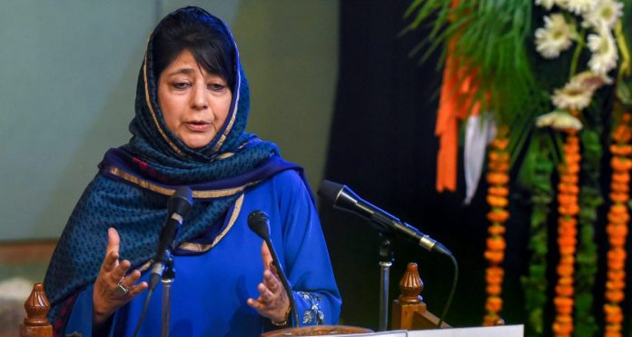 Latest new on Jammu & Kashmir | ThePrint.in File image of Mehbooba Mufti | PTI