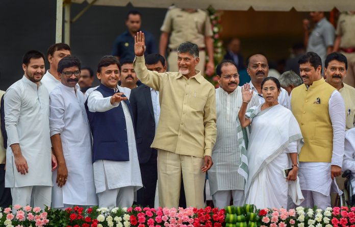 Latest news on Mahagathbandhan | ThePrint.in Chandrababu Naidu, Mamata Banerjee, Akhilesh Yadav, Tejashwi Yadav and others | PTI