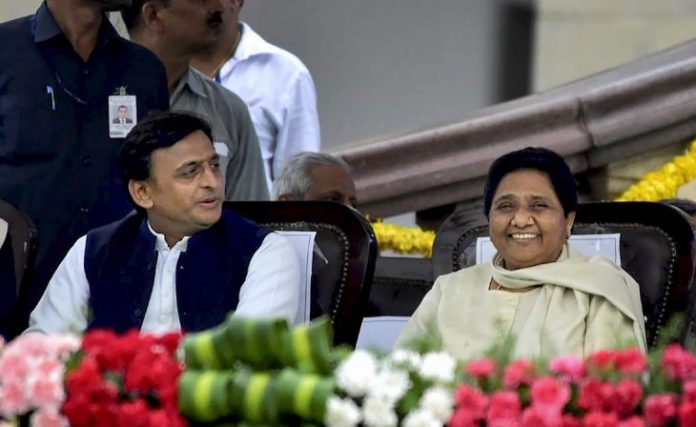 Latest news on SP-BSP | ThePrint.in File image of Samajwadi Party (SP) leader Akhilesh Yadav with Bahujan Samaj Party (BSP) leader Mayawati | PTI