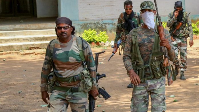 Latest news on Naxalism|ThePrint.in CRPF jawans in Jharkhand PTI