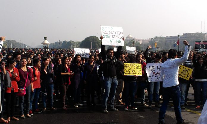 Latest news on online anti-sexual harassment campaign #metoo ~ ThePrint.in Protesters in New Delh