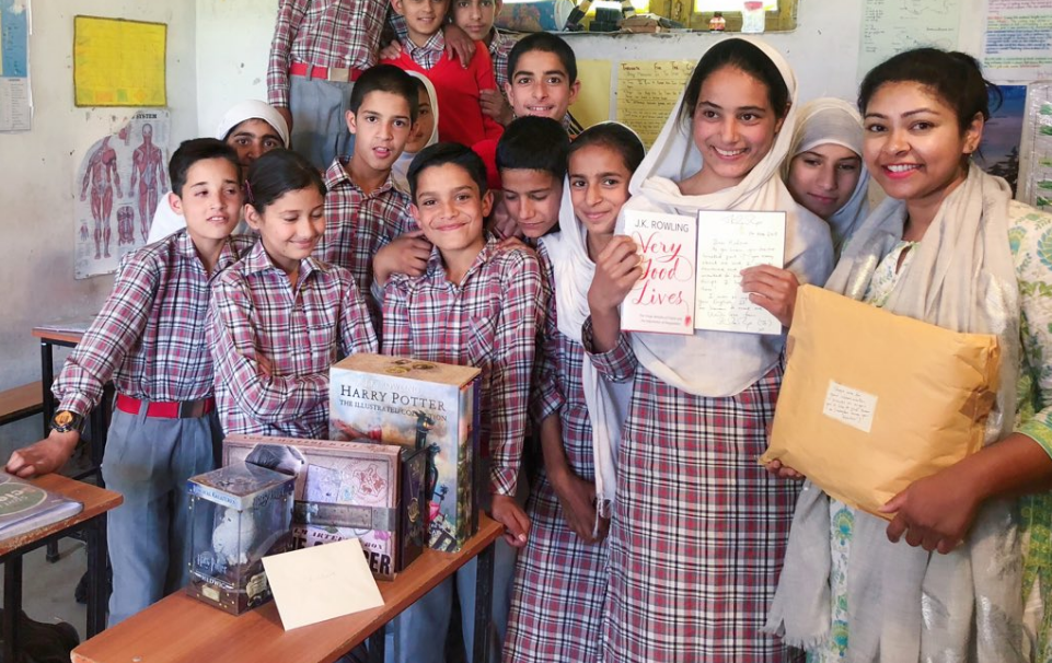 Abraham Lincoln Essay Paper Jk Rowling Sends Boxful Of Gifts For Young Jammu Fan Who Wrote Essay On Her Example Of Thesis Statement For Argumentative Essay also Essay Samples For High School Students Jk Rowling Sends Boxful Of Gifts For Young Jammu Fan Who Wrote Essay Writing On Newspaper