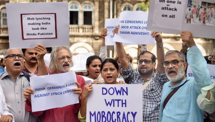 Latest news on lynching | ThePrint.in A protest against lynching in Mumbai | Shashank Parade/PTI