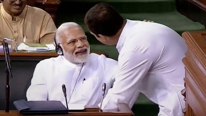 Latest news on Monsoon Session of Parliament | ThePrint.in Narendra Modi and Rahul Gandhi