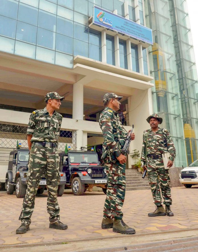Latest on governance | ThePrint.in Security personnel guard in front of the NRC office at Bhangagarh in Guwahati | PTI