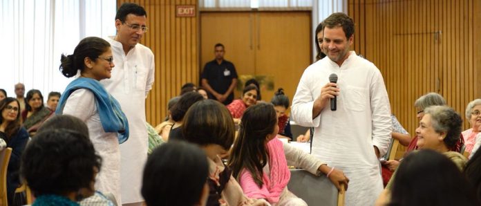 Latest news Rahul Gandhi | theprint.in Rahul Gandhi with women journalists | INC/Twitter