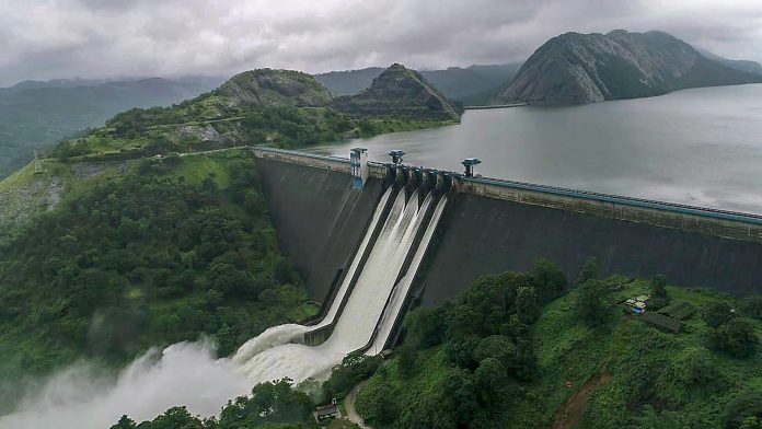 Idukki Dam A view of the Idukki Dam as water level continued to rise in Kerala | PTI