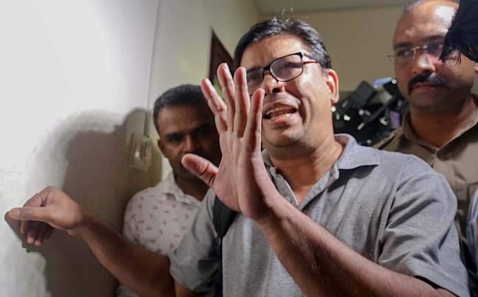 Latest news on Bhima Koregaon | theprint.in Arun Ferreira after he was arrested by the Pune police in connection with Bhima Koregaon violence case, in Mumbai | PTI