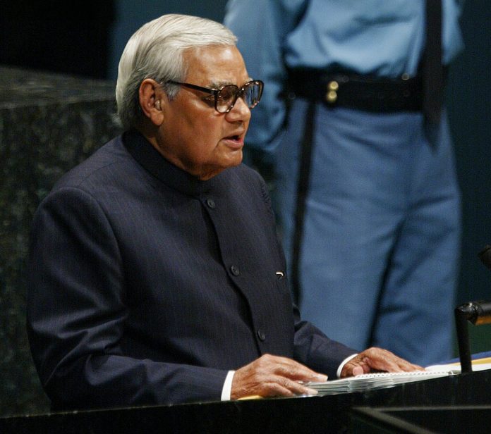 Latest news on Vajpayee | theprint.in File photo of former Prime Minister Atal Bihari Vajpayee in 2003 | Mario Tama/Getty Images