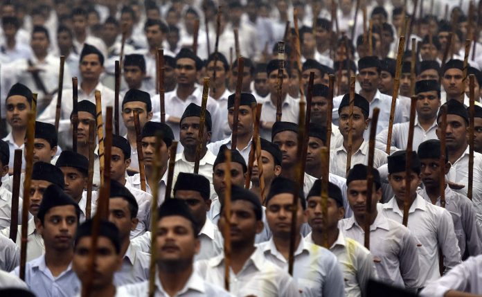 Latest news on RSS and Muslim Brotherhood | theprint.in RSS members in New Delhi | Sonu Mehta/Hindustan Times via Getty Images