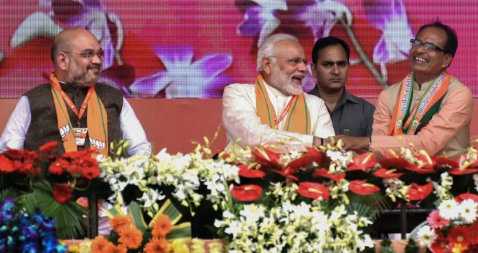 Latest news on Governance | ThePrint.in Narendra Modi flanked by BJP National President Amit Shah (L) and Madhya Pradesh Chief Minister Shivraj Singh Chouhan | PTI