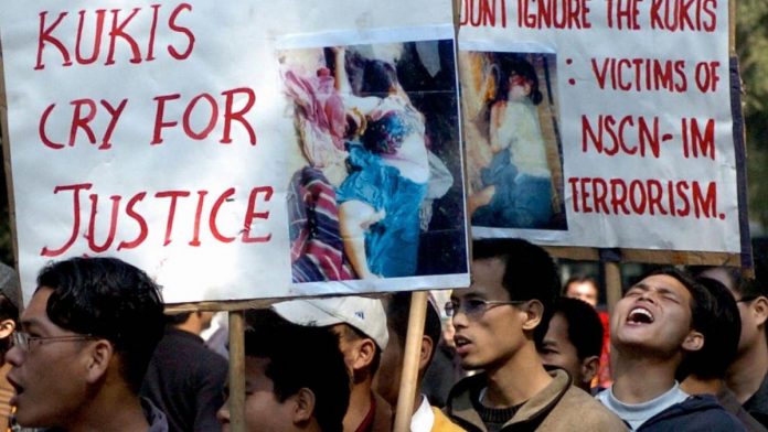 Latest news on Kuki Black Day | theprint.in File photo of a protest held by Kuki Students' Organisation | RAVEENDRAN/AFP/Getty Images