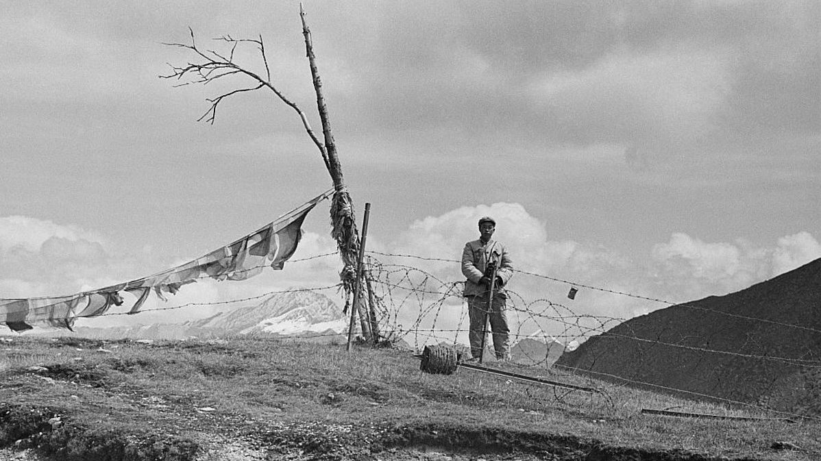 Latest news on China and India | PastForward | ThePrint.in Chinese soldiers guard the border on the Nathu La mountain pass connecting India and China's Tibet Autonomous Region during the Chola incident (or Sino-Indian skirmish), Himalayas, 3rd October 1967 | Photo by Express/Hulton Archive/Getty Images