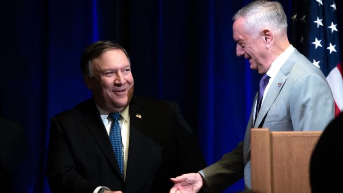 Latest News on Politics | ThePrint.in US Secretary of State Mike Pompeo with US Defense Secretary Jim Mattis
