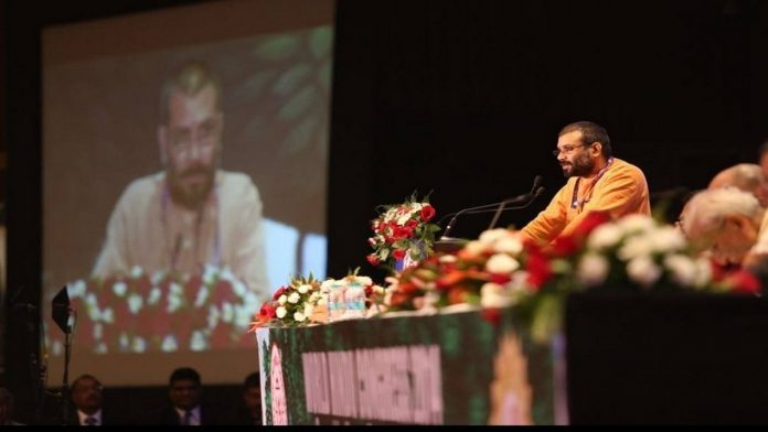 Swami Vigyanand Swami Vigyanand at World Hindu Congress | Facebook/WorldHinduCongress