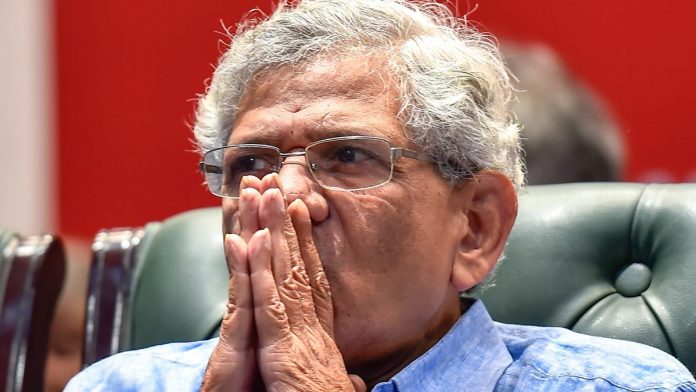 Latest news on the Left | ThePrint.in CPI(M) General Secretary Sitaram Yechury during a seminar titled 'Public Hearing on Rafale Scam' in New Delhi | PTI Photo/Kamal Singh)