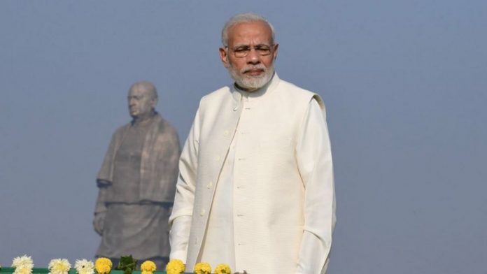 Latest news on Statue of Unity and Narendra Modi PM Narendra Modi in front of the Statue of Unity | @PMOIndia/ Twitter
