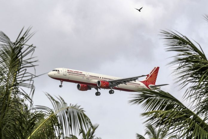 Latest news on Indian airlines | ThePrint.in An Air India Ltd. aircraft prepares to land | Dhiraj Singh/Bloomberg