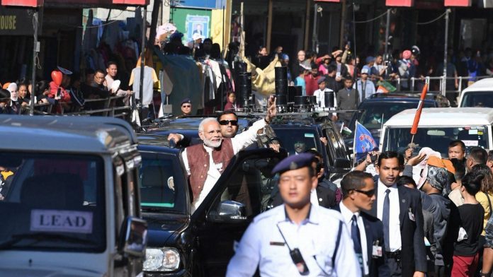 Latest news on Mizoram elections | theprint.in Prime Minister Narendra Modi at an election roadshow in Aizawl, Mizoram | PTI