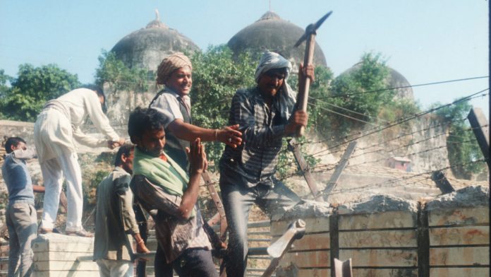 Latest news on Ayodhya | theprint.in Destruction of Babri Masjid, Ayodhya, December 1992 | Robert Nickelsberg/Liaison/Getty Images