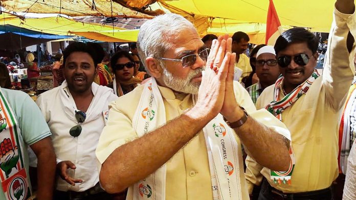 Latest news on Abhinandan Pathak | ThePrint In this undated photo, a Prime Minister Narendra Modi look alike campaigns for Congress Party in Dantewada district of Chhattisgarh.