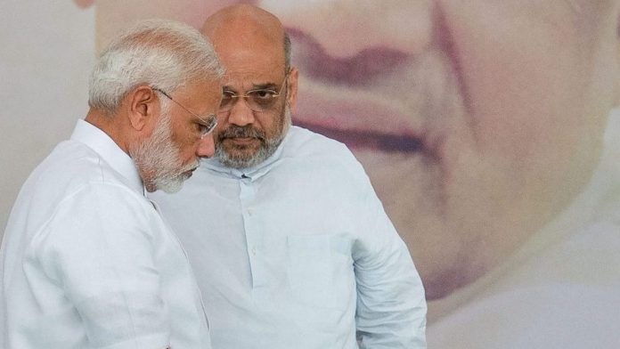 Latest news on 2018 Assembly elections | ThePrint.in Prime Minister Narendra Modi with BJP president Amit Shah | Atul Yadav/PTI