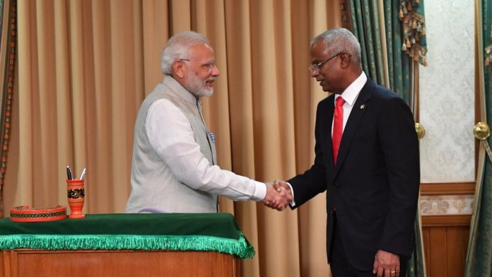 Latest news on Maldives | ThePrint PM Narendra Modi with Maldives President Ibrahim Mohamed Solih
