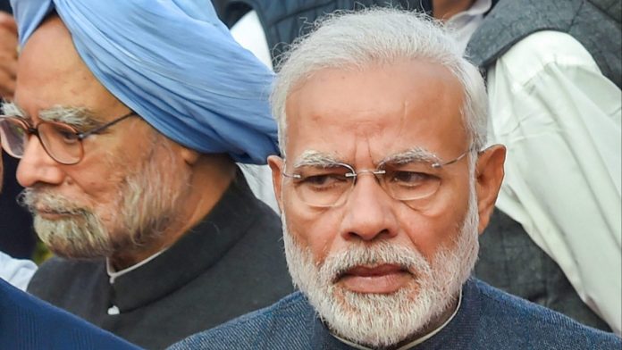 Latest news on BJP, Congress | theprint.in File photo of PM Narendra Modi and former PM Manmohan Singh | PTI
