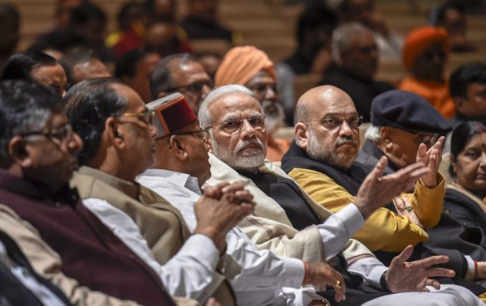 Latest news on Rafale | ThePrint.in Prime Minister Narendra Modi and BJP President Amit Shah during BJP Parliamentary Party meeting | PTI Photo/Kamal Singh