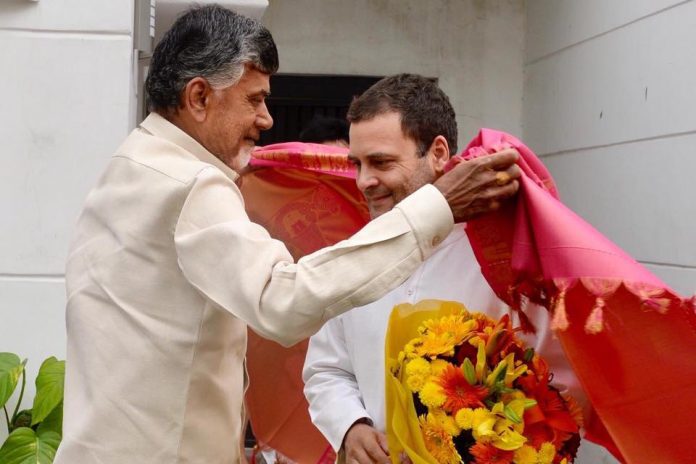 Latest news on TDP | ThePrint.in N. Chandrababu Naidu with Rahul Gandhi | Facebook