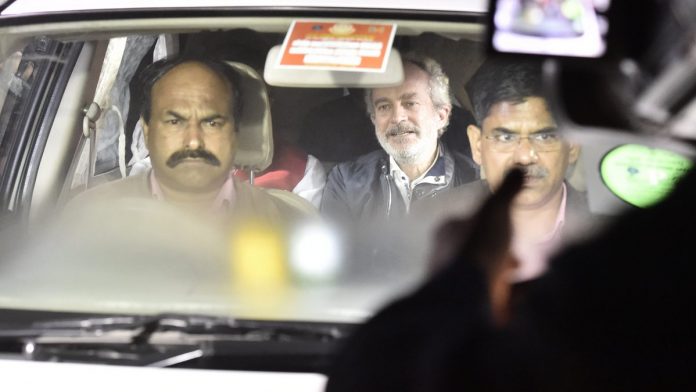 Latest news on AgustaWestland scam | ThePrint AgustaWestland scam accused middleman Michel Christian at CBI headquarters in New Delhi | Ravi Choudhary/PTI