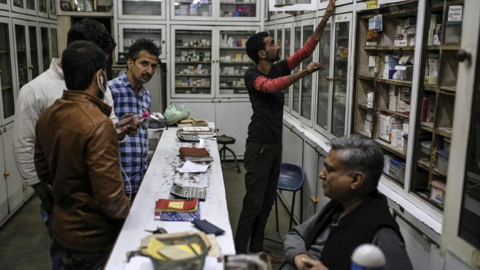 A pharmacy in Jammu