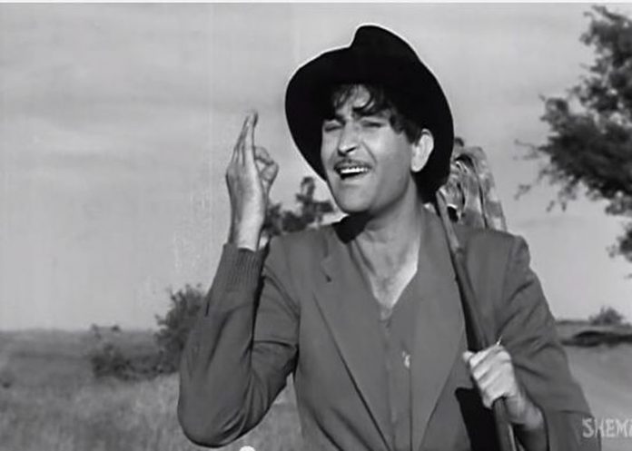 Latest news on Raj Kapoor | ThePrint.in Raj Kapoor in a still from Shree 420 | Twitter